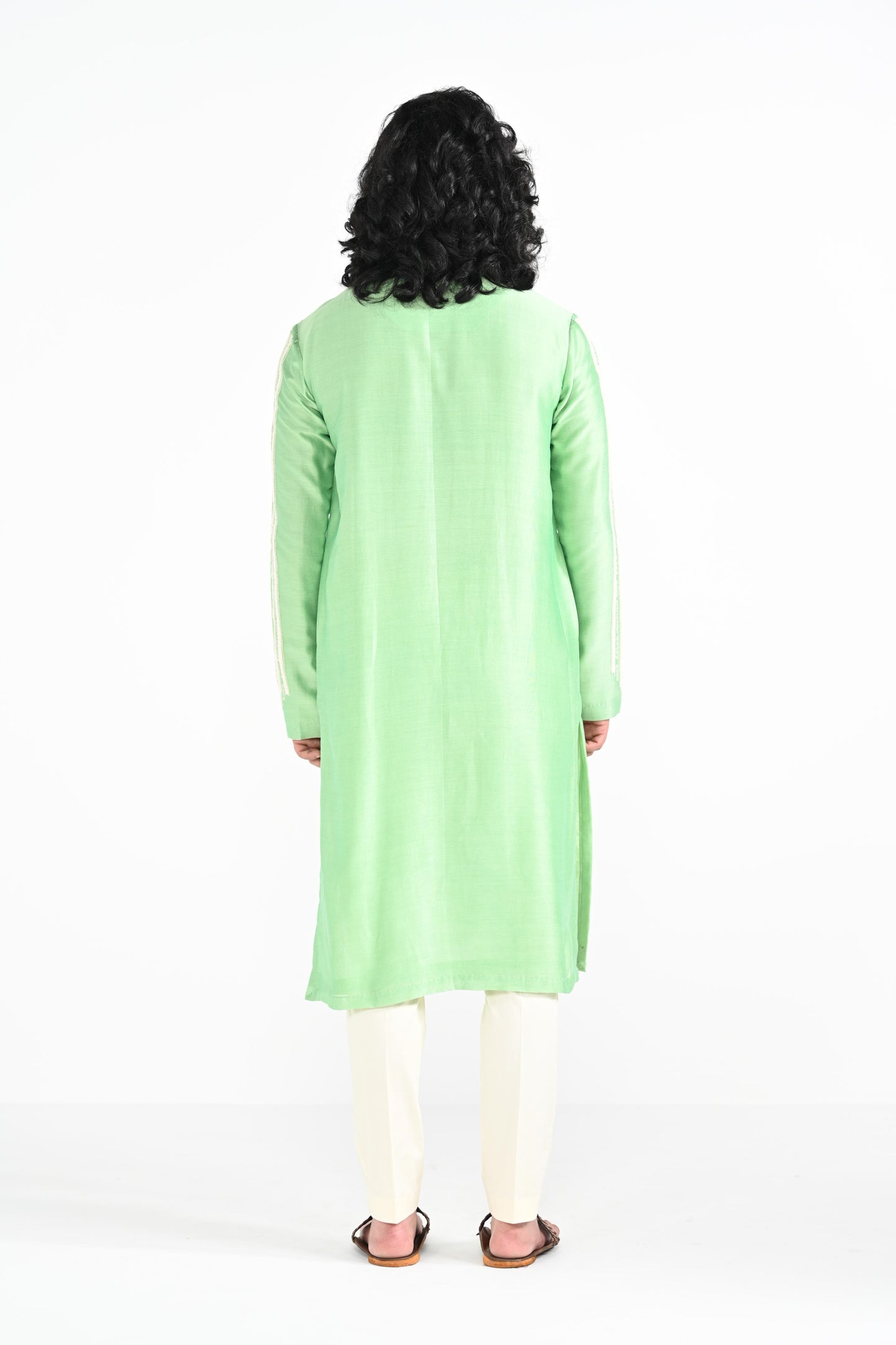 Light Pea Green kurta set