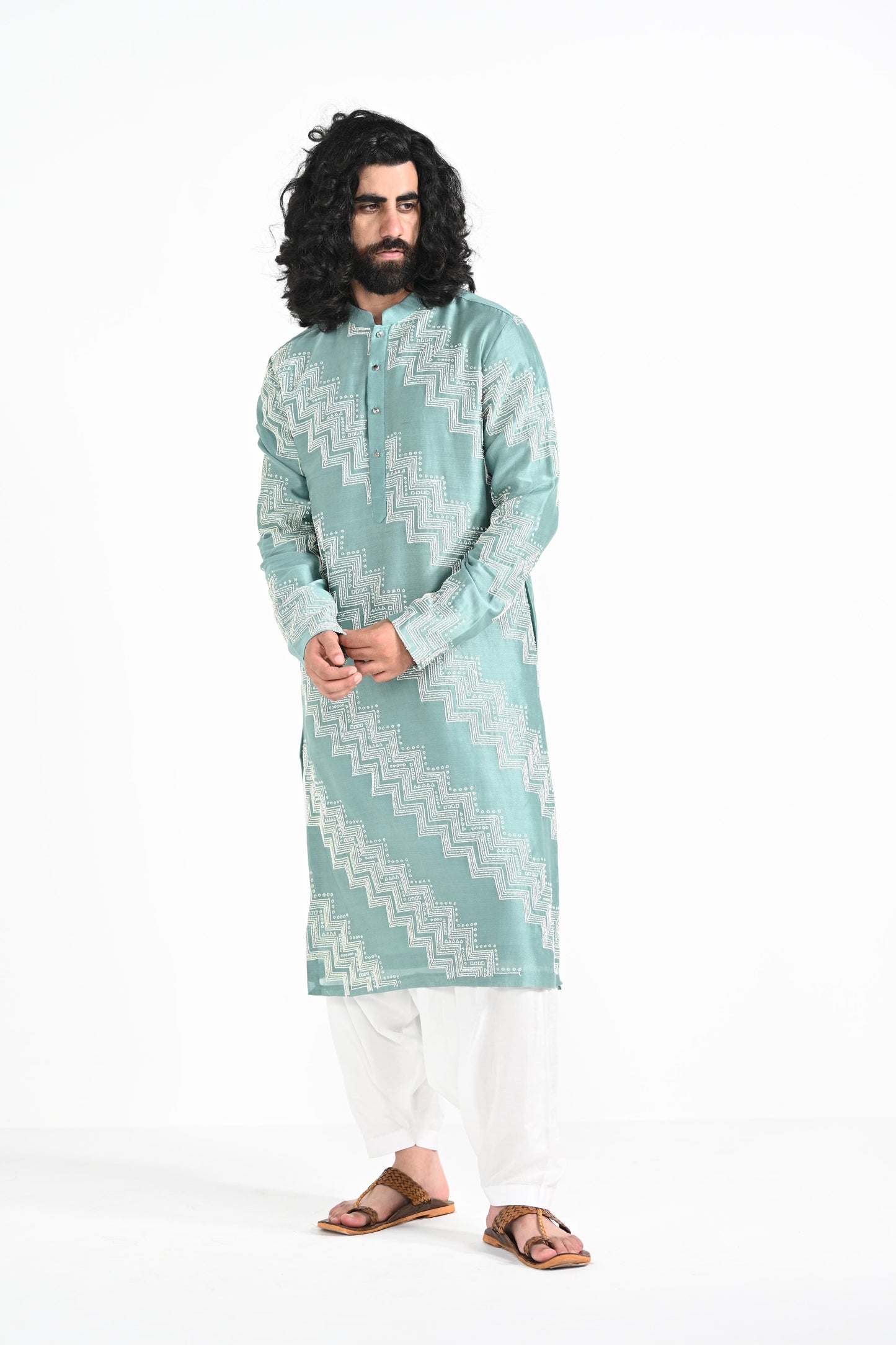 Dewy Teal kurta set