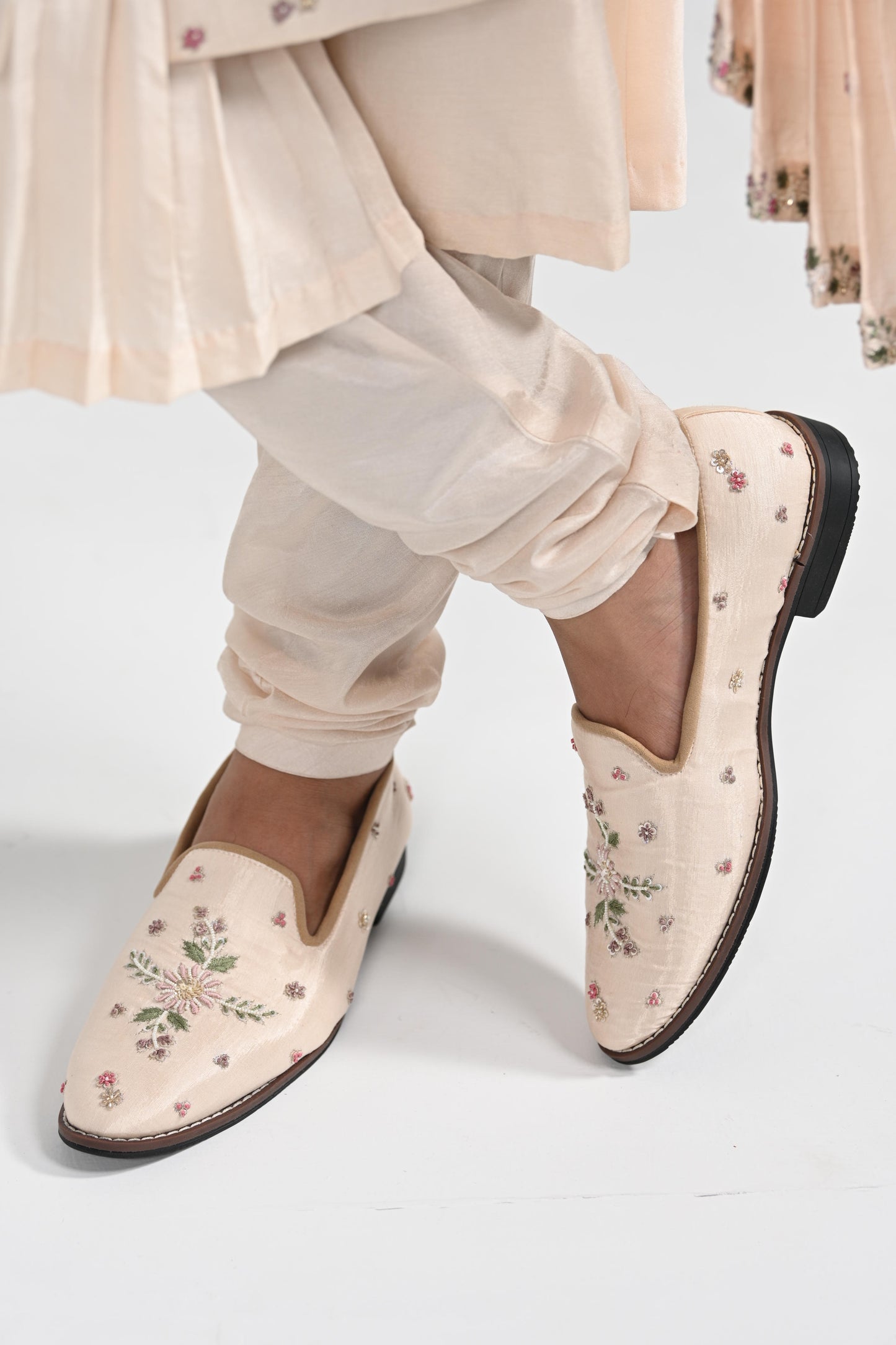 Pastel Pink Sherwani Set
