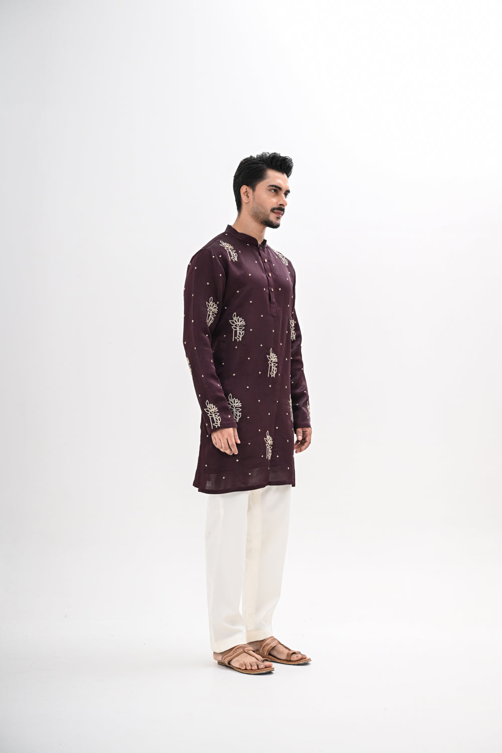 WINE BLOOM KURTA