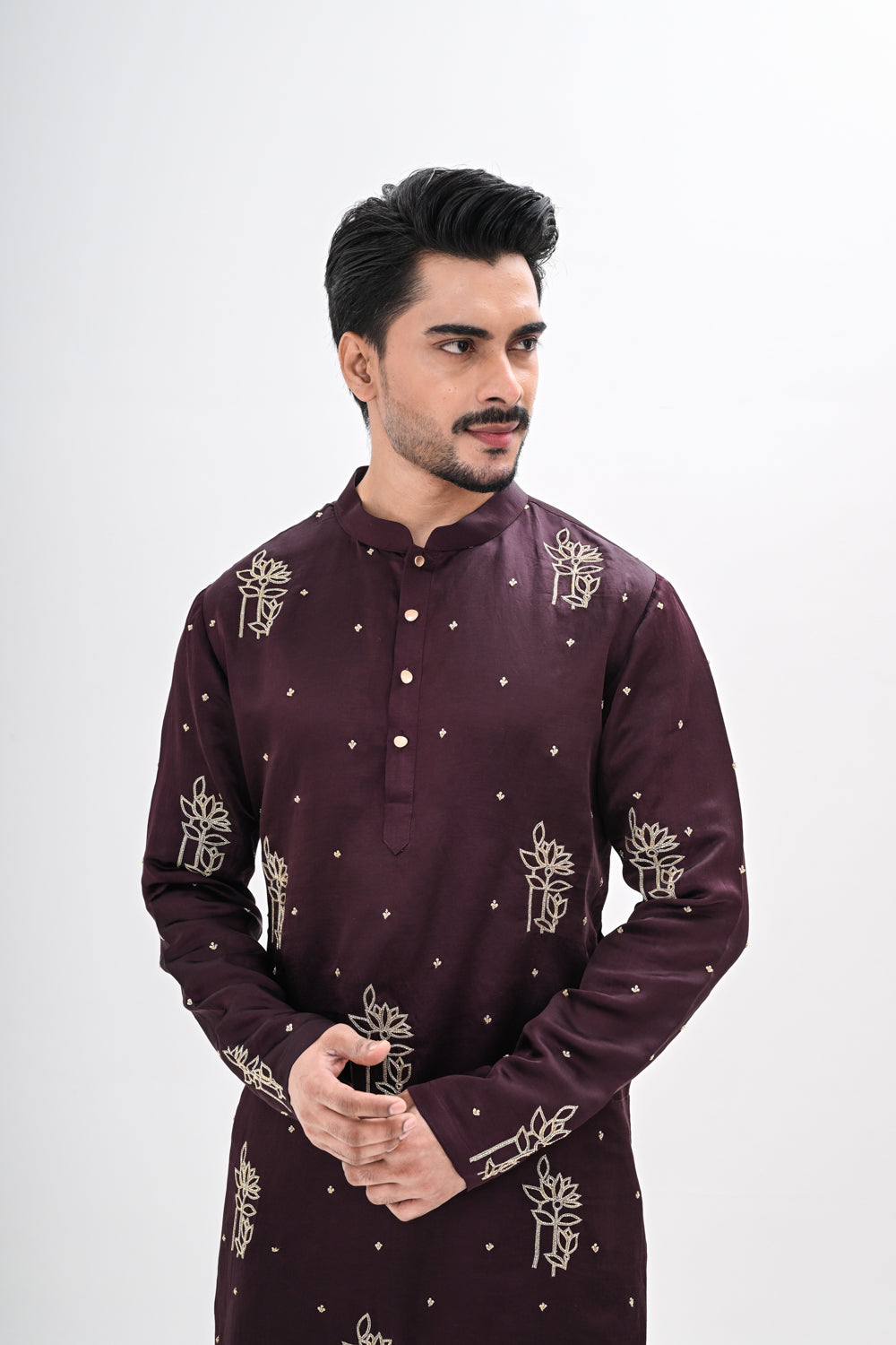 WINE BLOOM KURTA