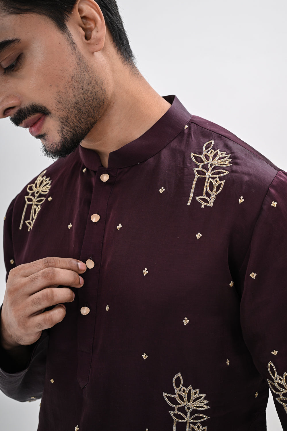 WINE BLOOM KURTA