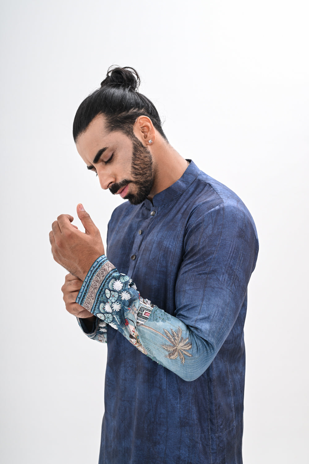 TEAL OMBRE KURTA