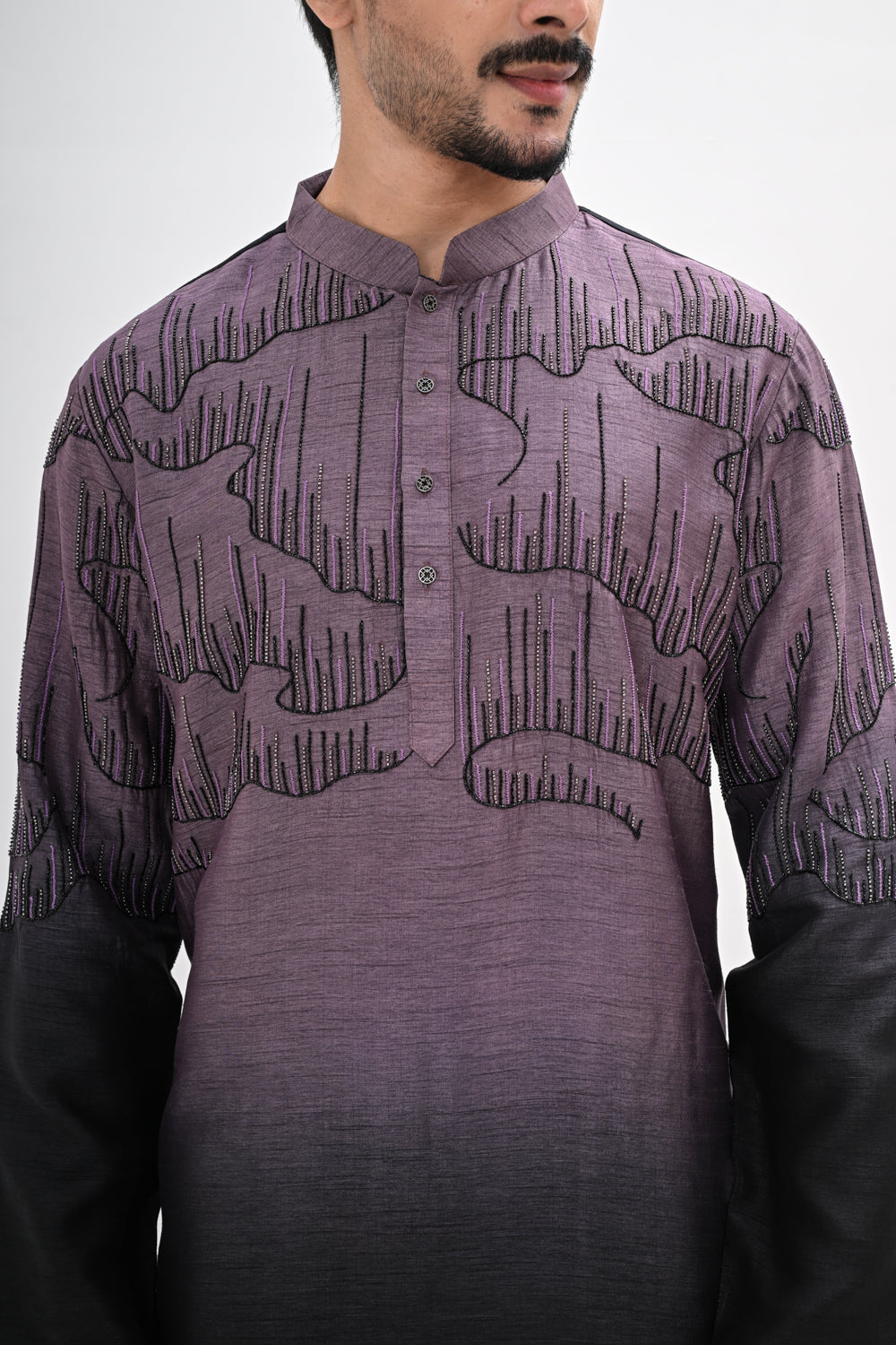 MIDNIGHT ECHO KURTA