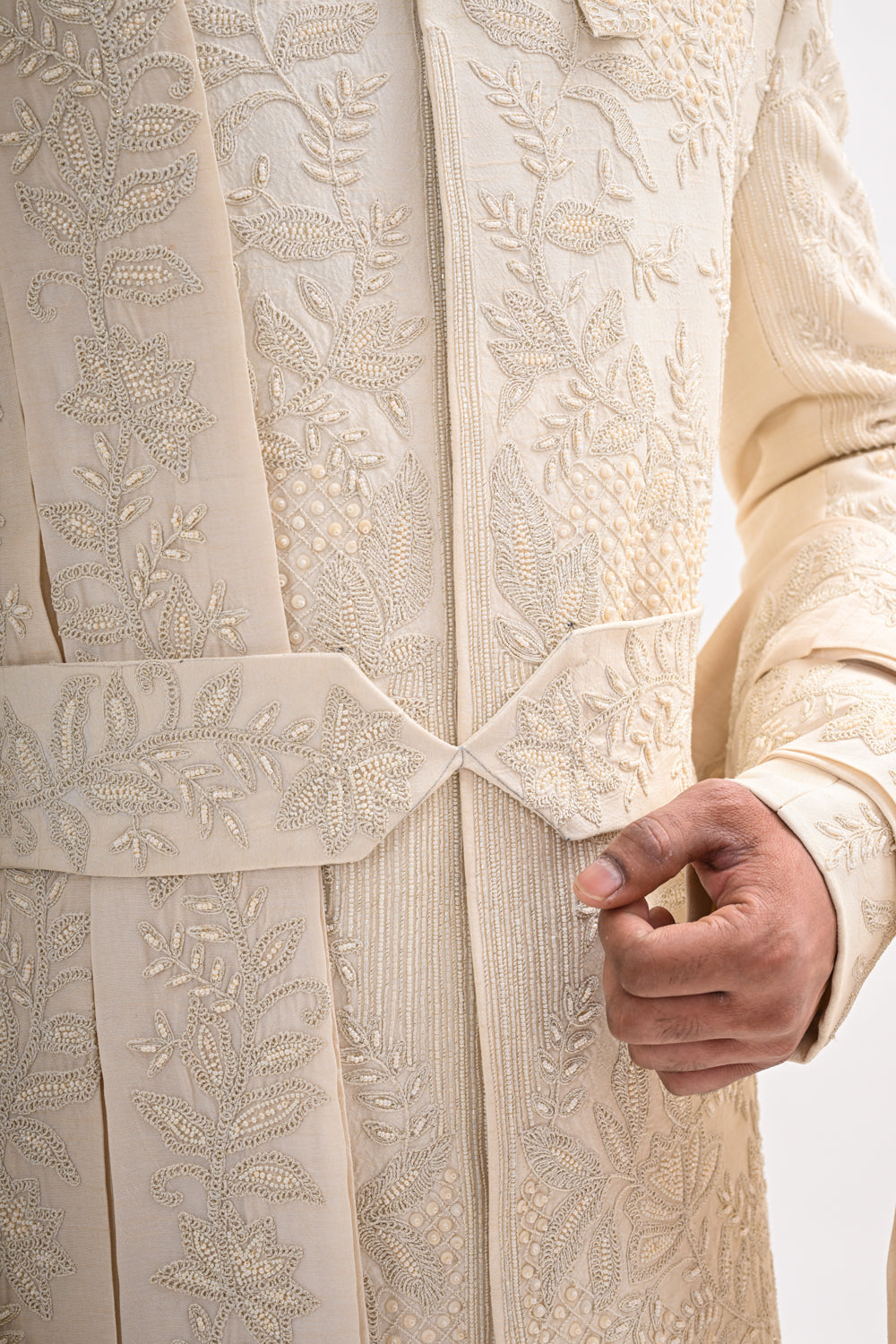 IVORY SHERWANI SET
