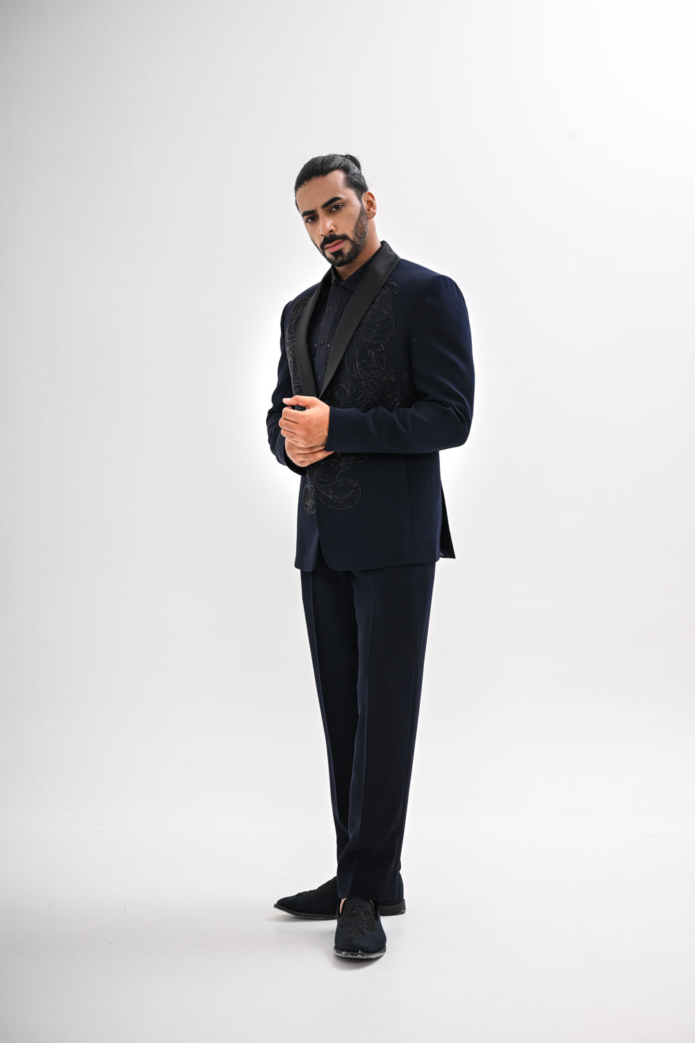 MIDNIGHT BLUE TUXEDO SET