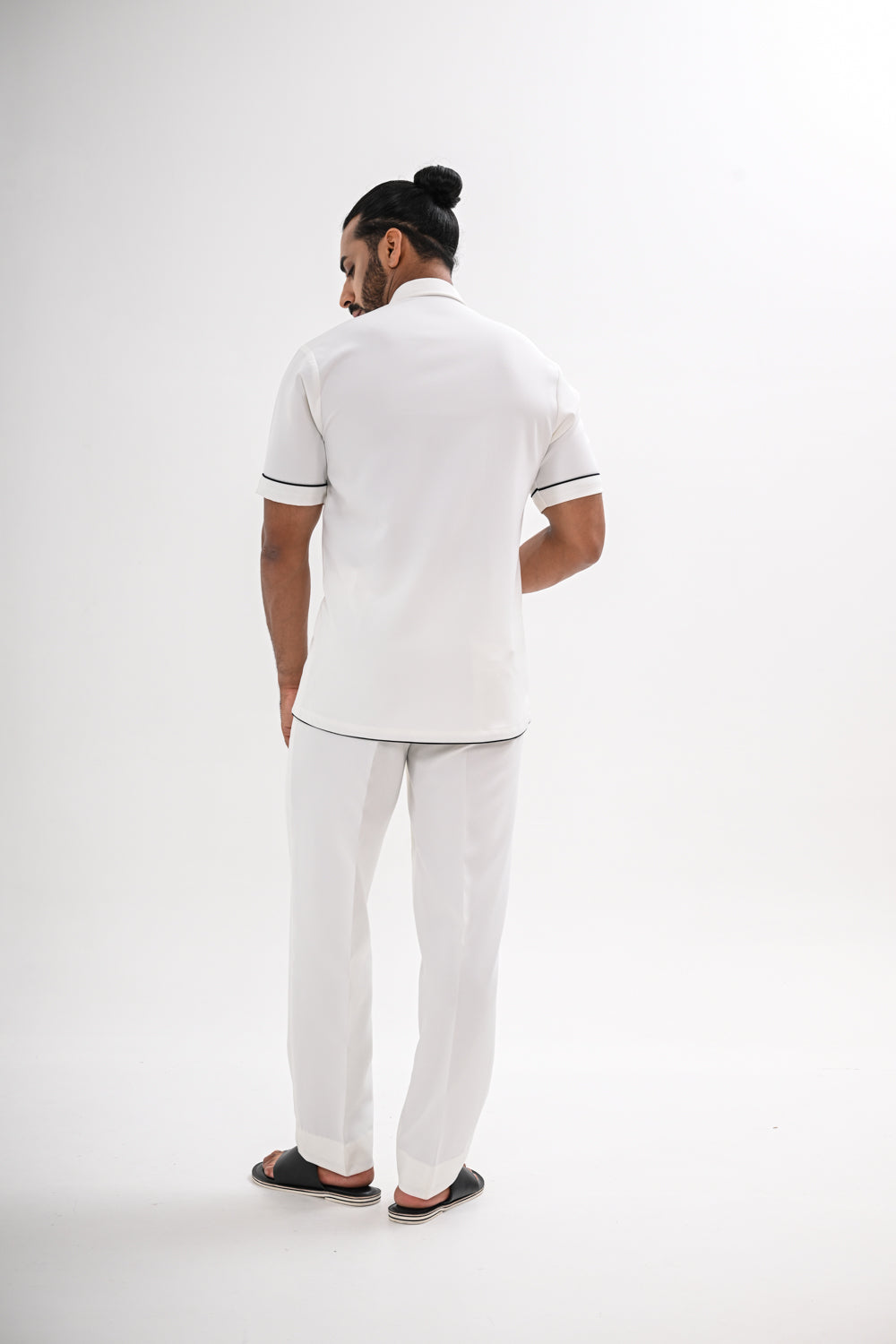 WHITE CORDED CO-ORD SET