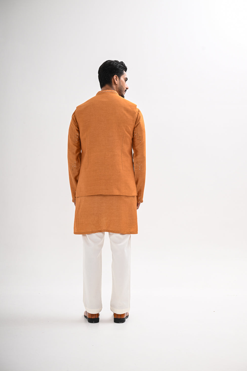 TARAANG MUSTARD NEHRU JACKET SET