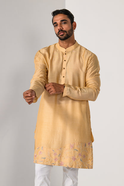 FLORAL LUXE NEHRU KURTA  SET