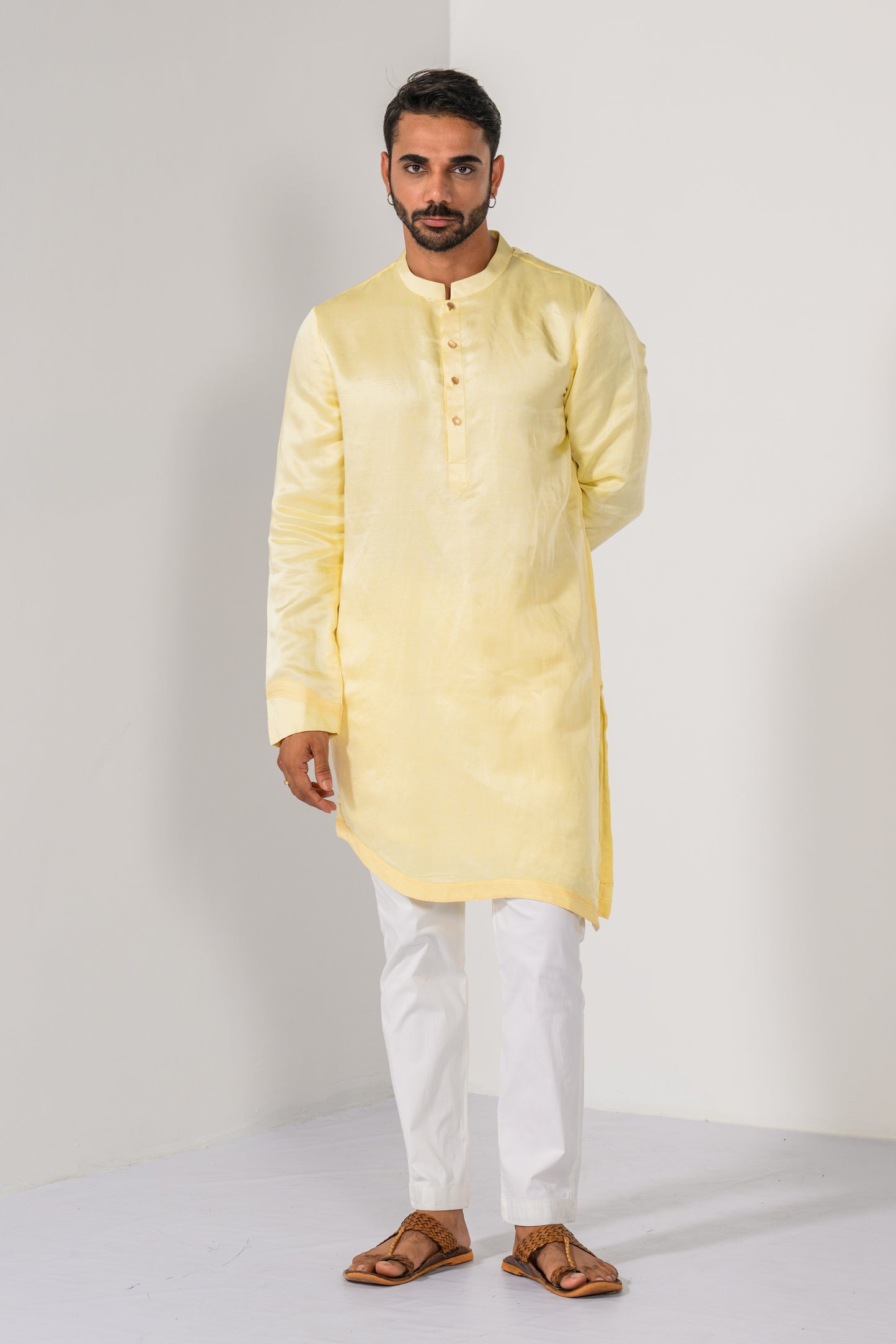 RADIANT SUNBURST NEHRU KURTA  SET