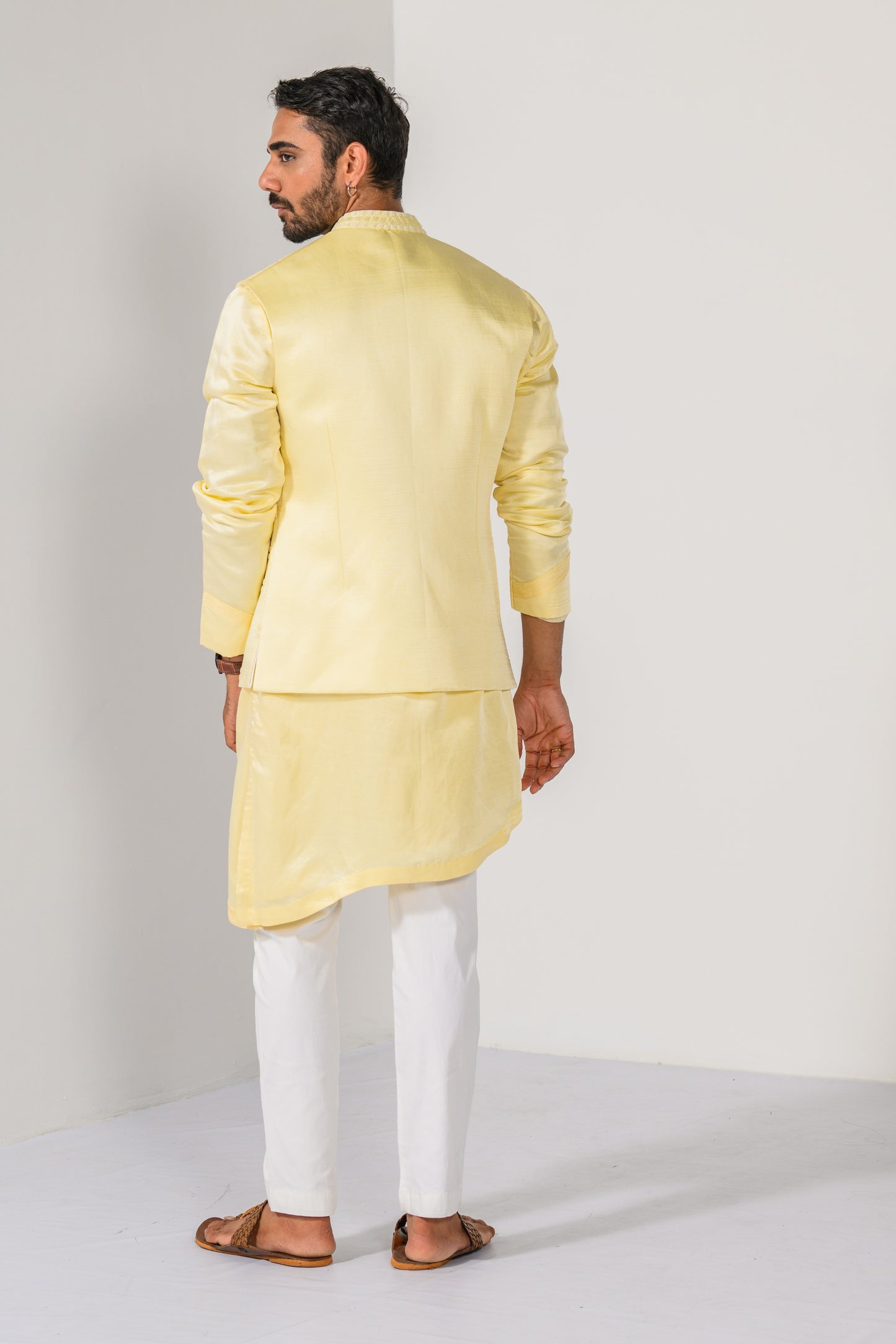 RADIANT SUNBURST NEHRU KURTA  SET