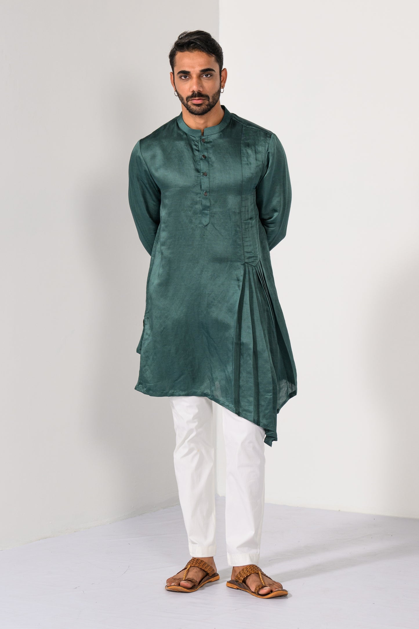 JADE PATTERN NEHRU KURTA  SET
