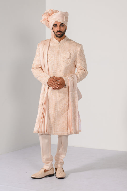 IMPERIAL BLUSH SHERWANI SET