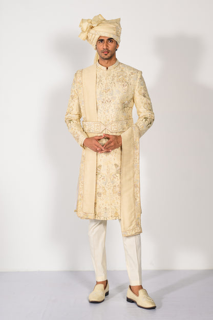 REGAL PEARL SHERWANI SET