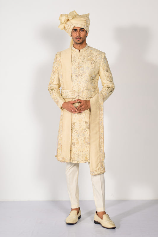 REGAL PEARL SHERWANI SET