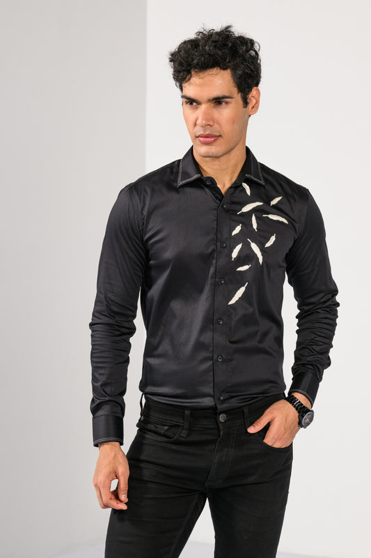 FEATHER FALL ELEGANCE SHIRT