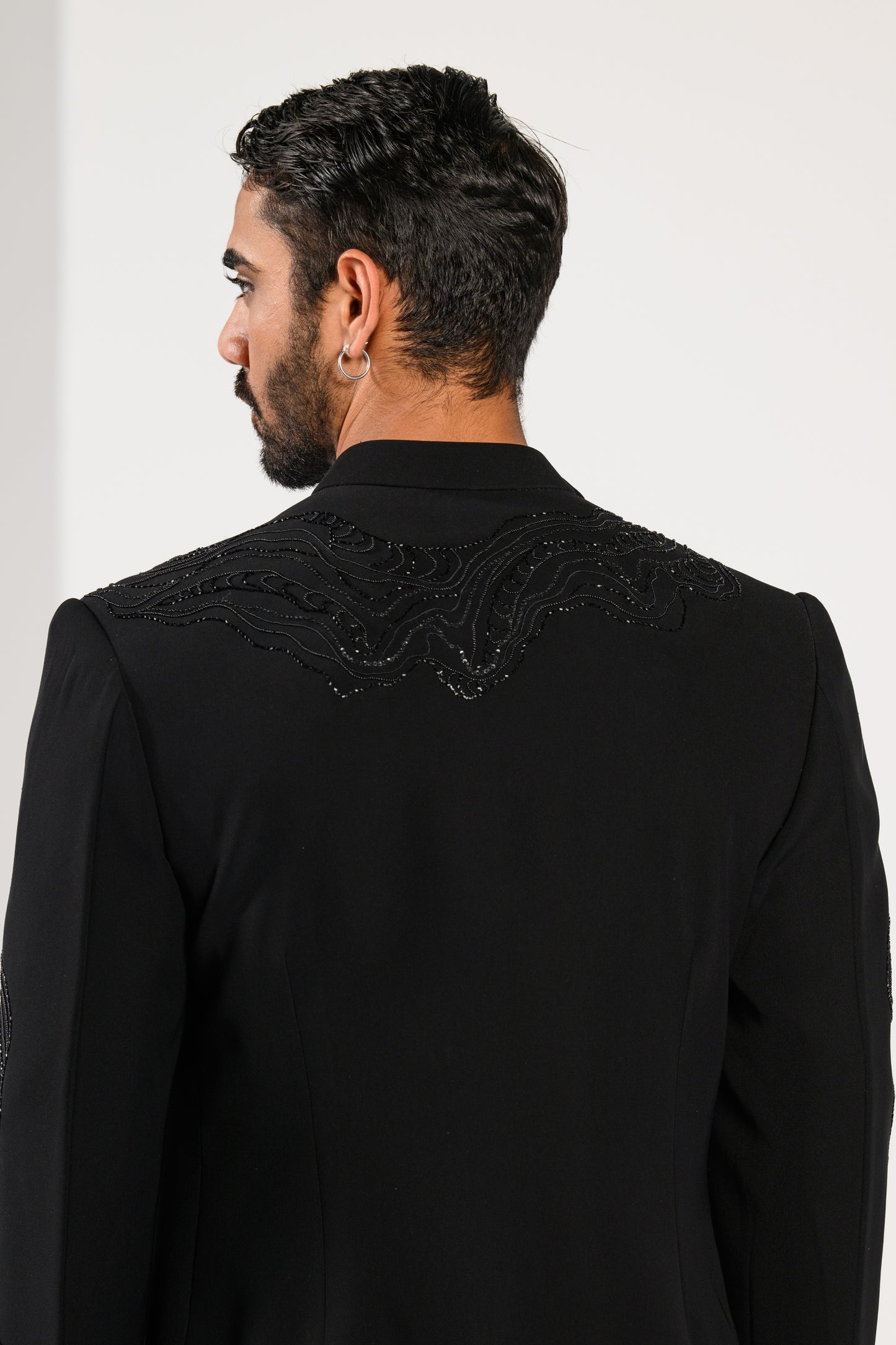 JET BLACK ELEGANCE ACHKAN SET