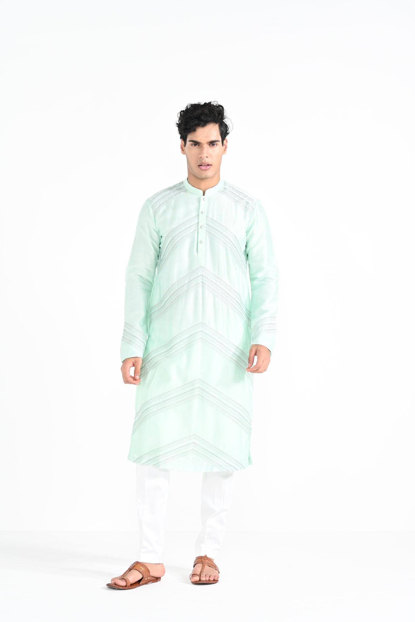 Misty Green Kurta Set