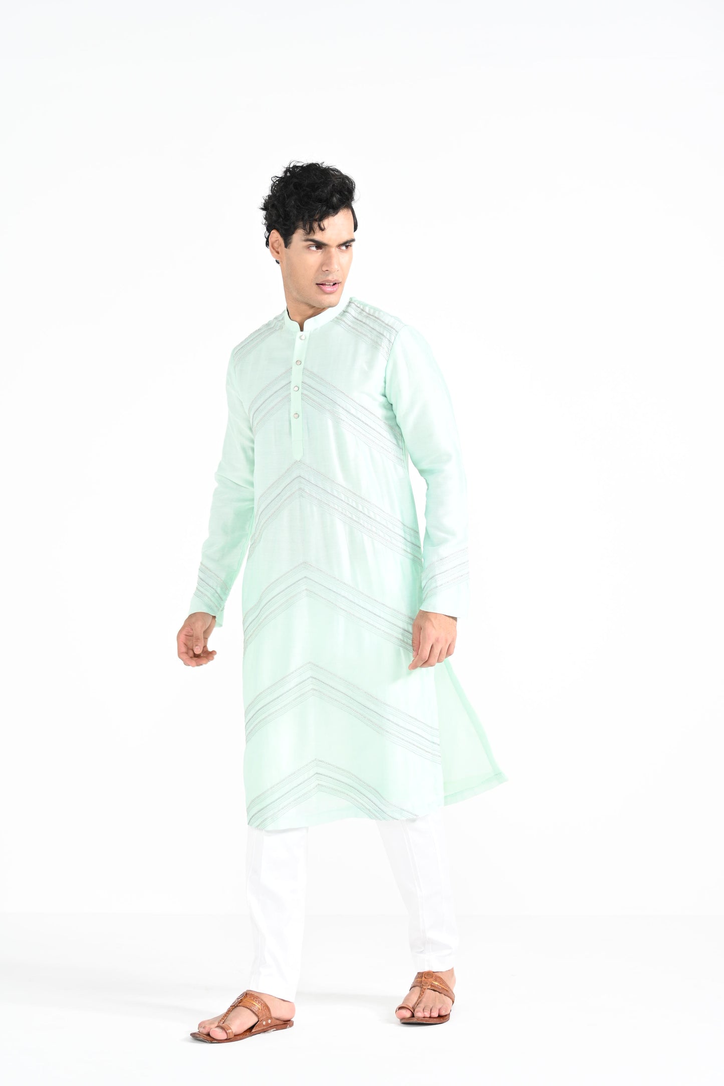 Misty Green Kurta Set