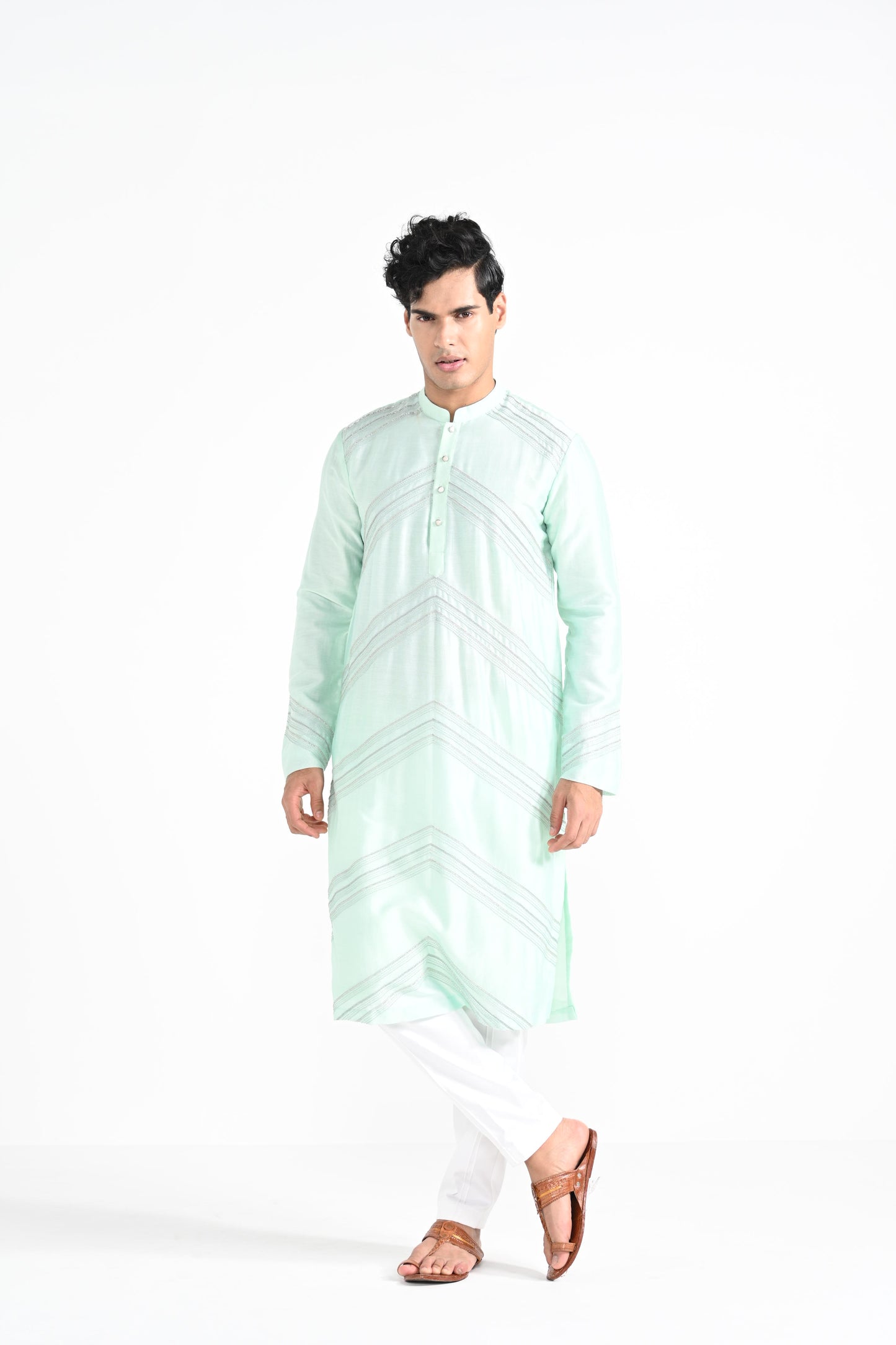 Misty Green Kurta Set