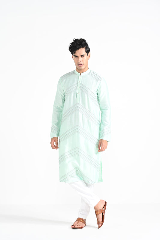 Misty Green Kurta Set