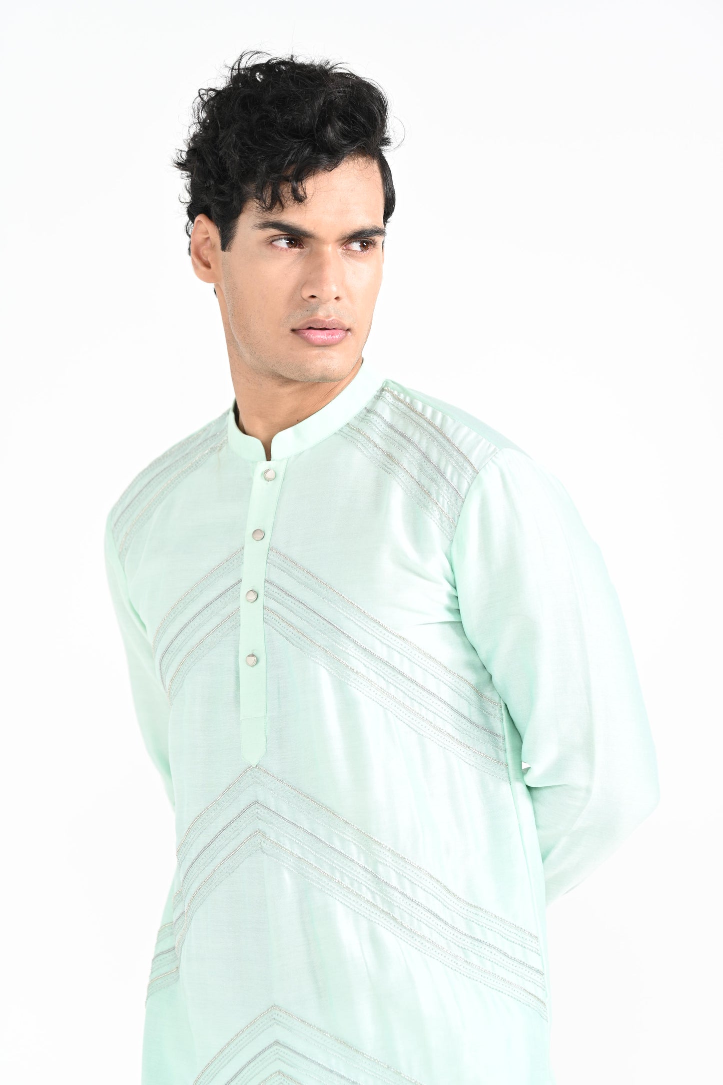 Misty Green Kurta Set