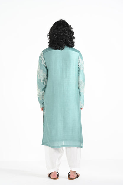 Dewy Teal  kurta set