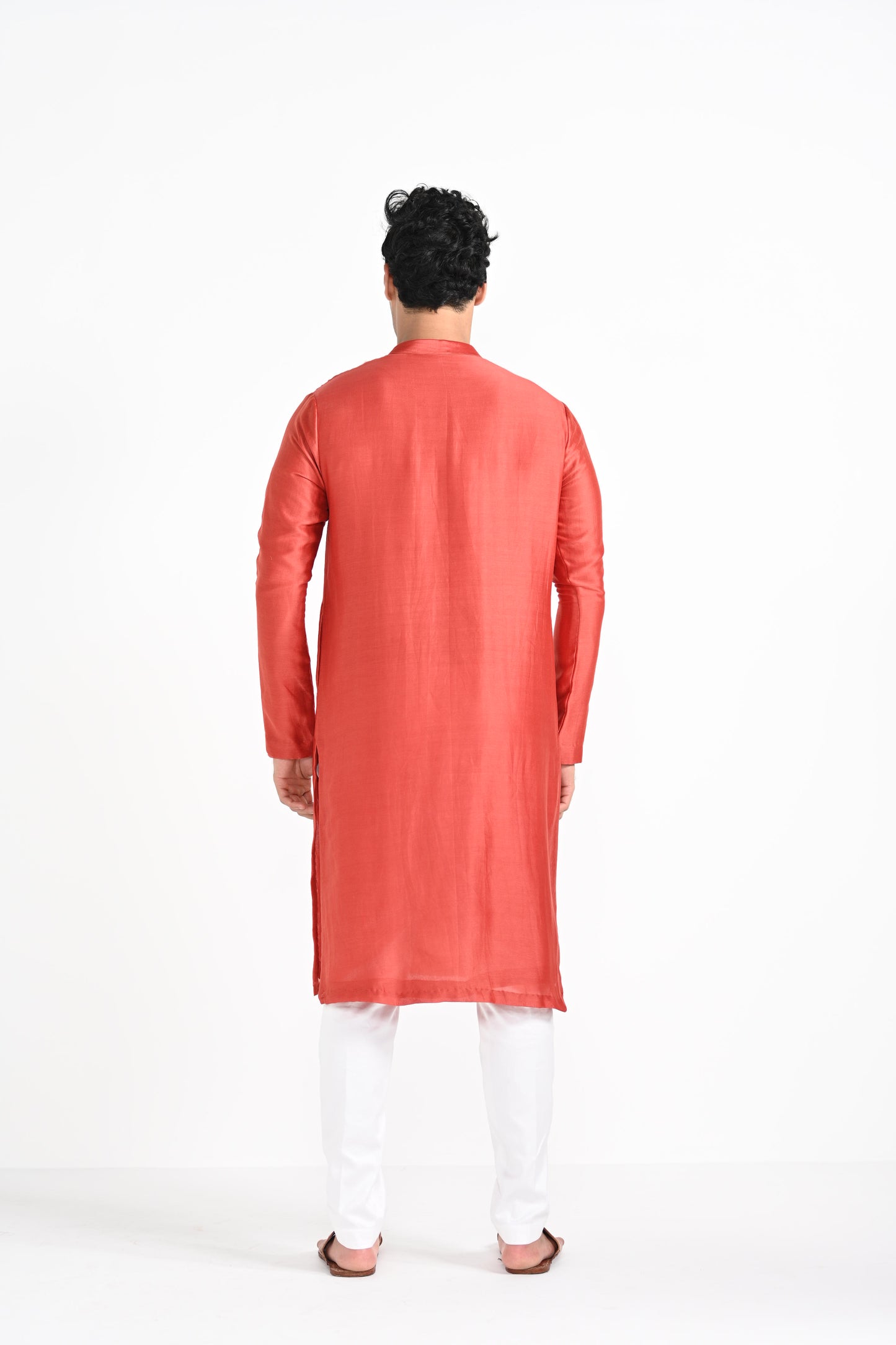 Tangy Orange kurta set