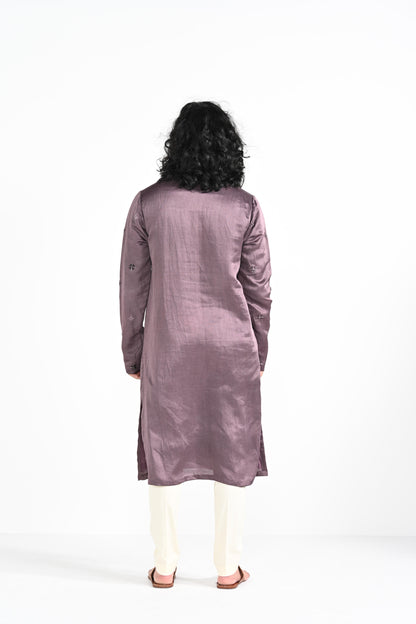 Twilight Mauve work kurta set