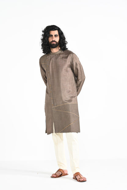 Dark oak kurta set