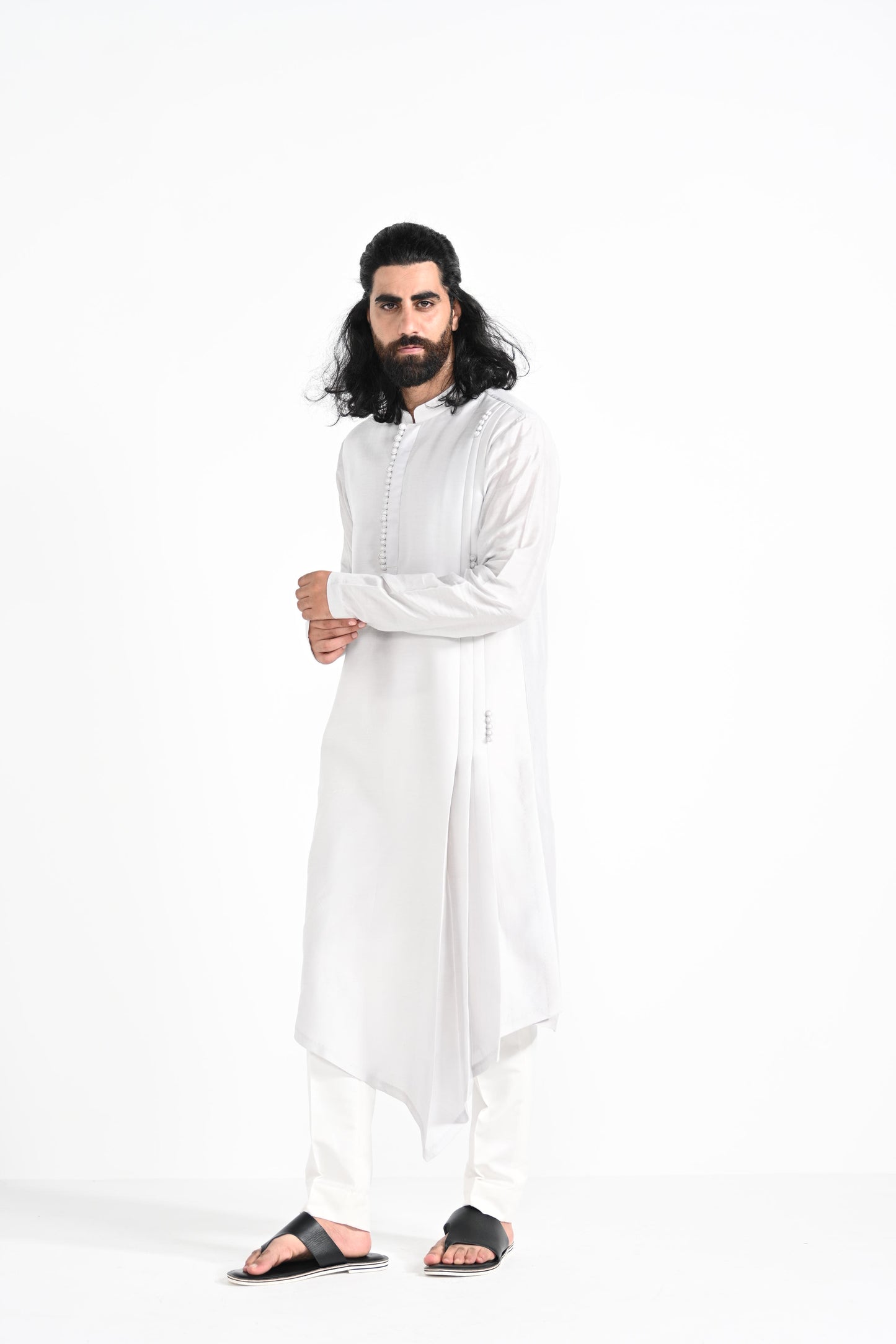 Barely Grey kurta set