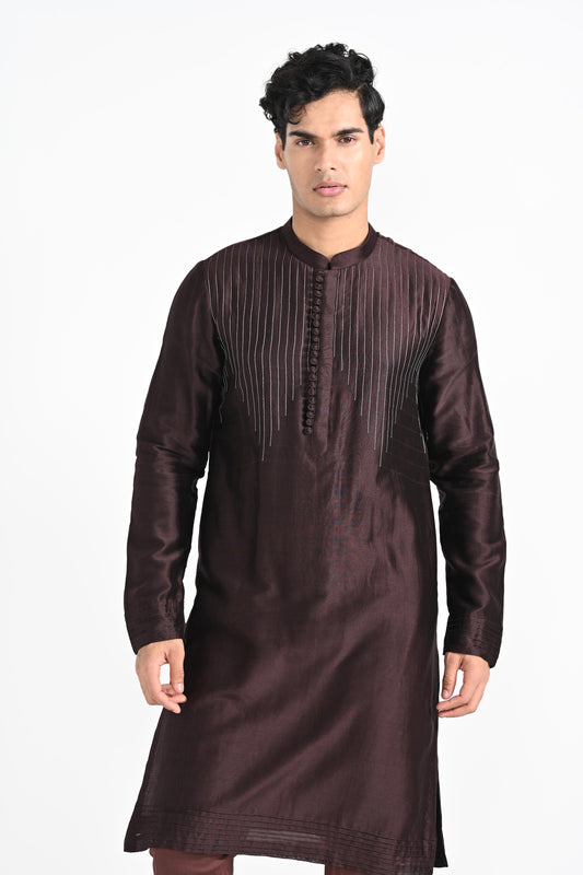 Brown Kurta Set