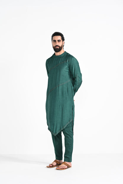 Bottle Green kurta set