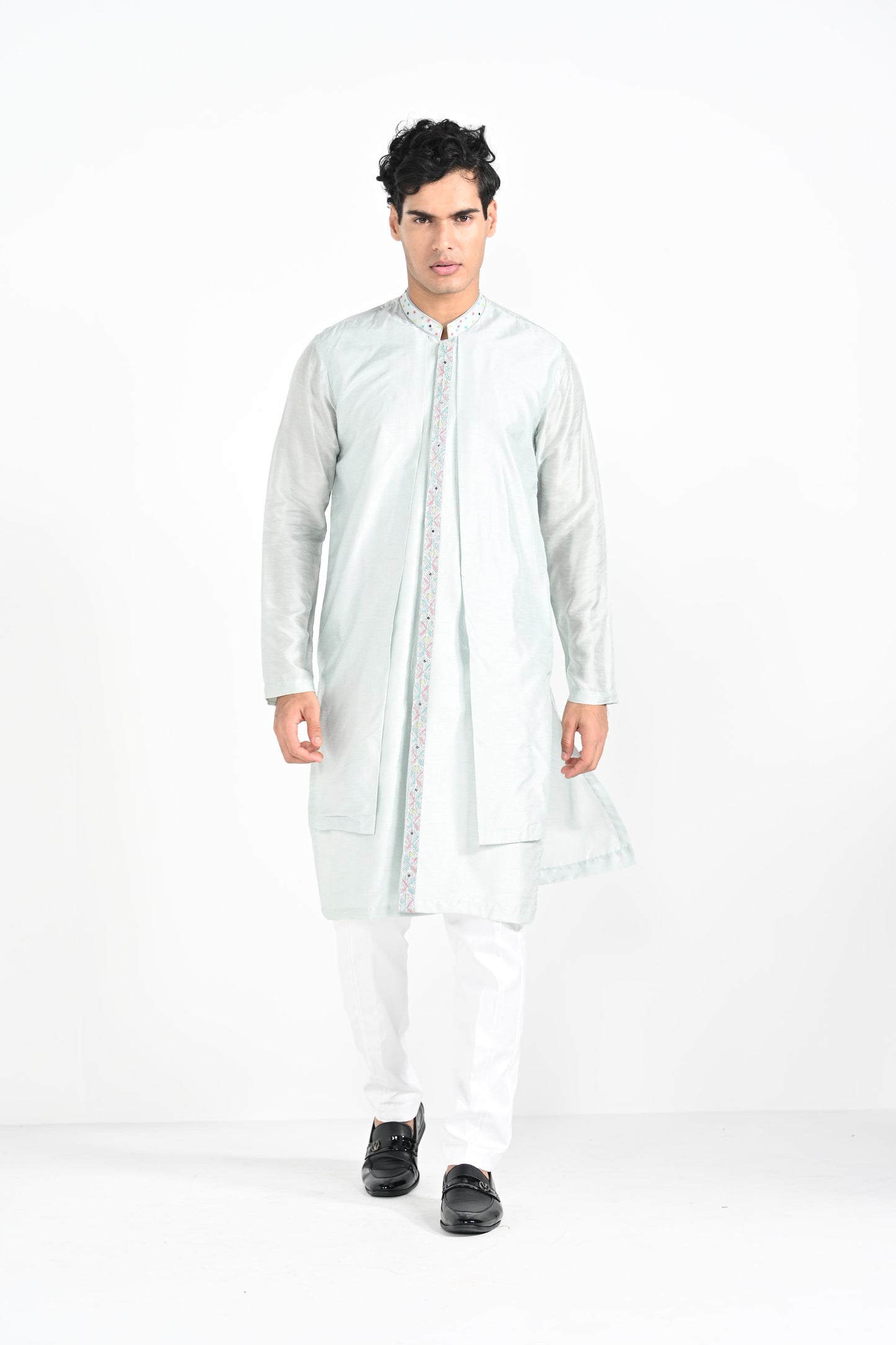 Ice Blue kurta set