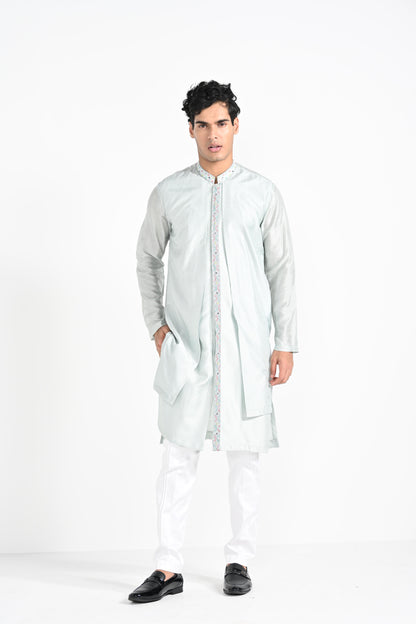 Ice Blue kurta set