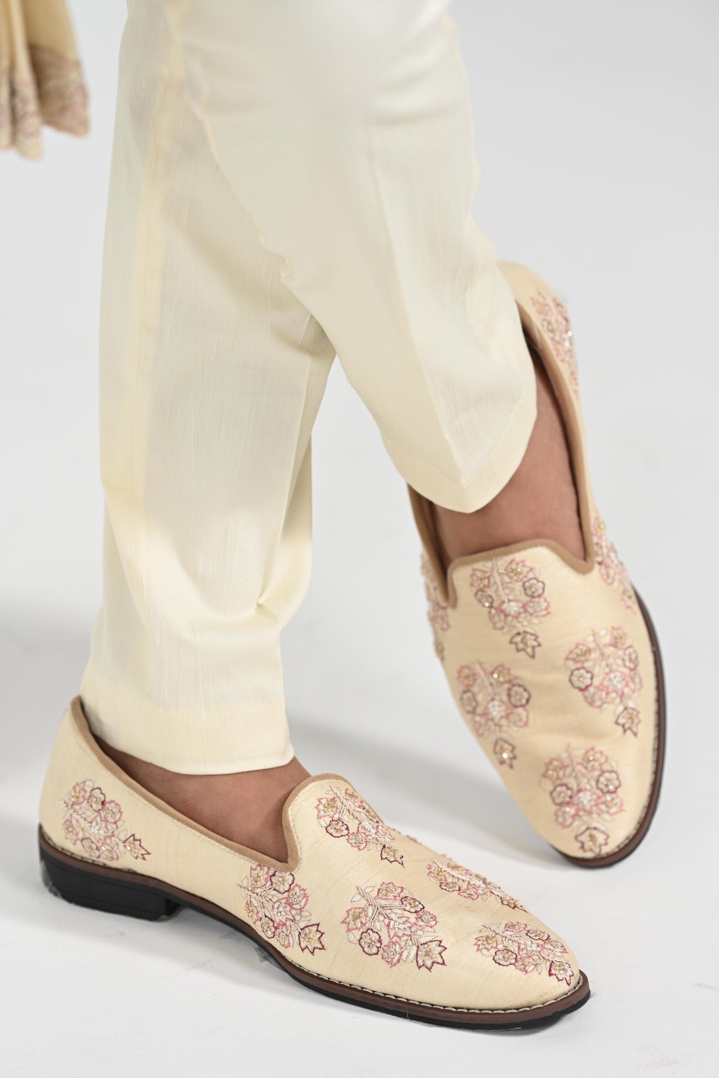 Dark Cream  Sherwani Set