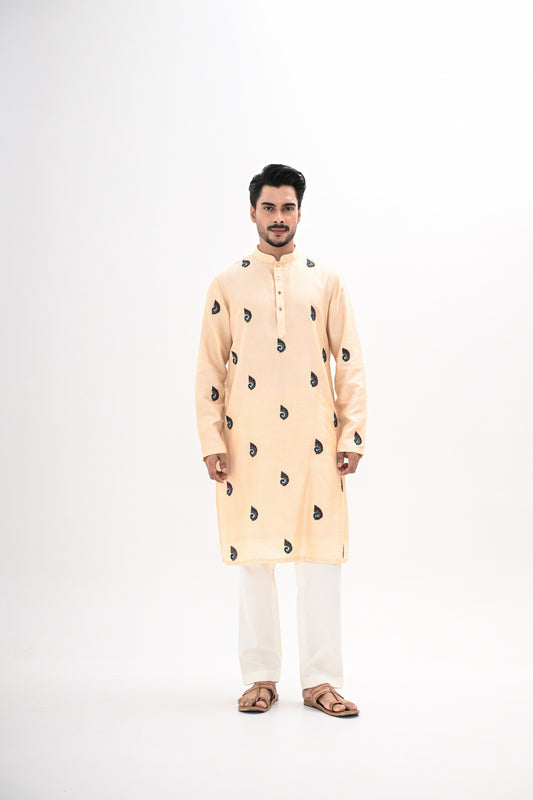 PEACOCK MOTIF KURTA
