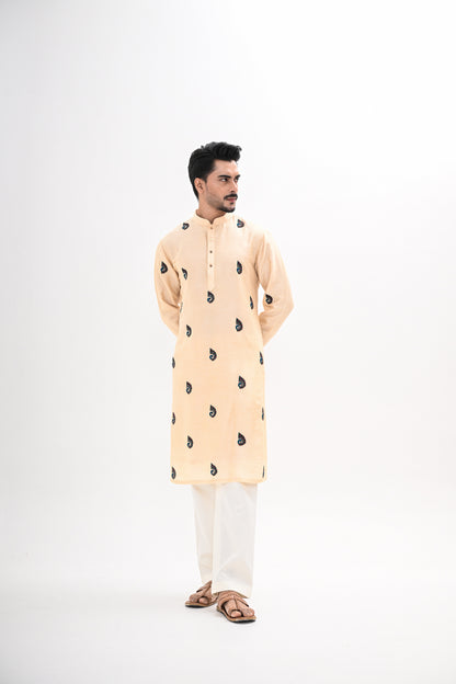 PEACOCK MOTIF KURTA