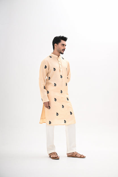 PEACOCK MOTIF KURTA