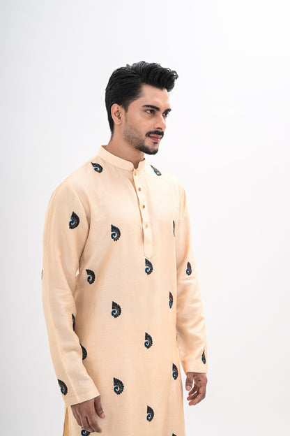 PEACOCK MOTIF KURTA