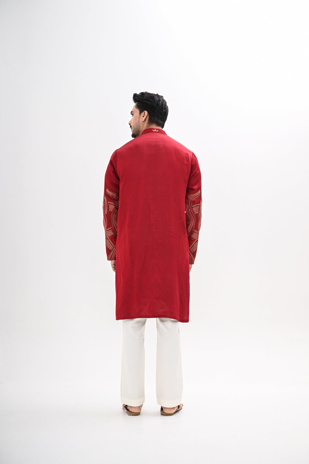 CRIMSON FLOW KURTA