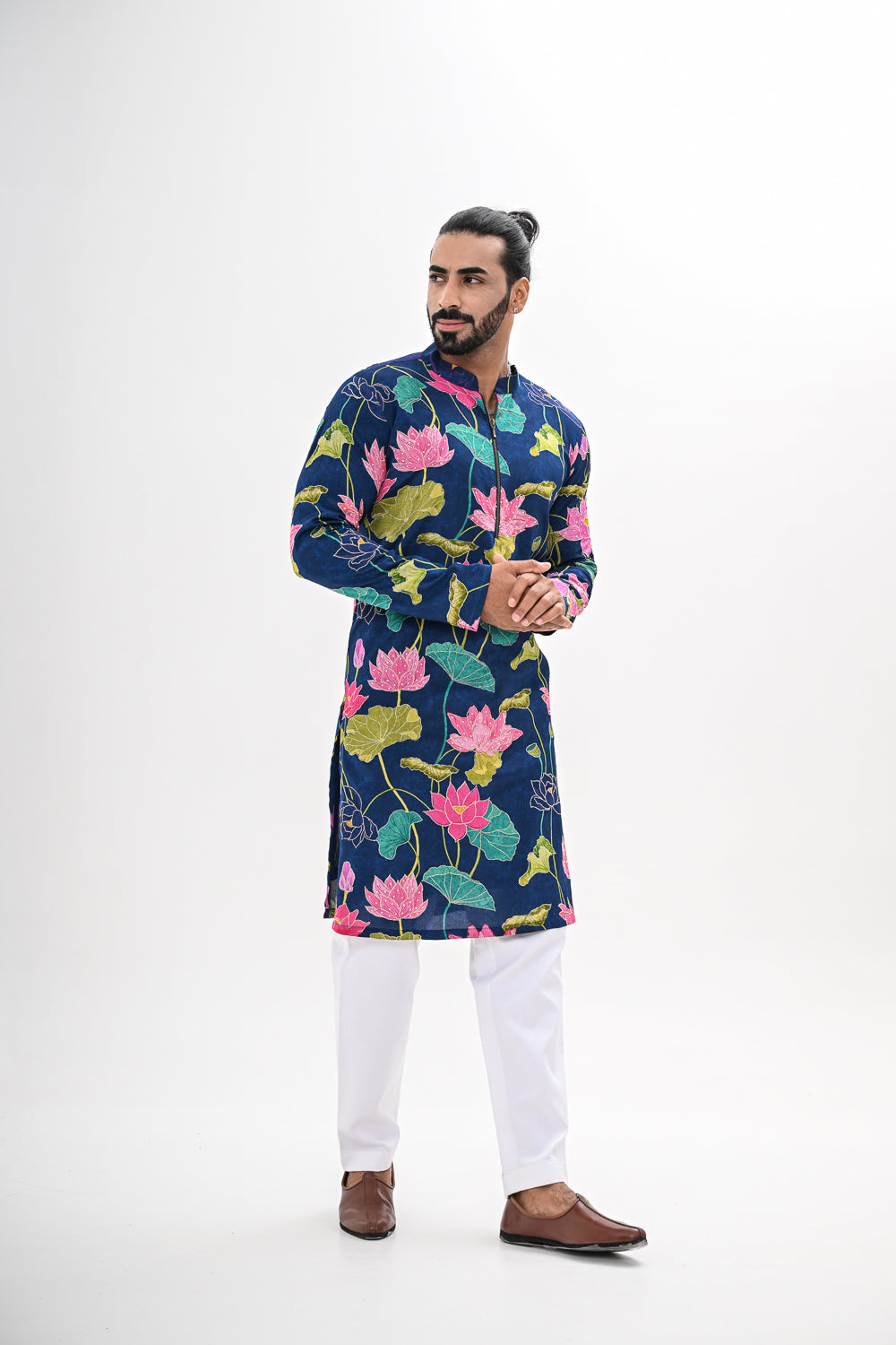 BLOOMING BLUES KURTA