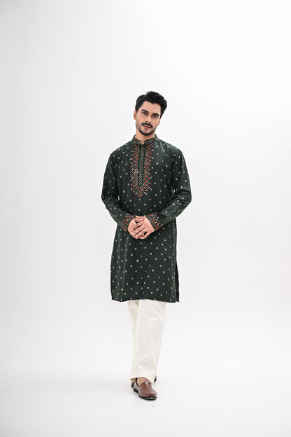 OLIVE GREEN KURTA