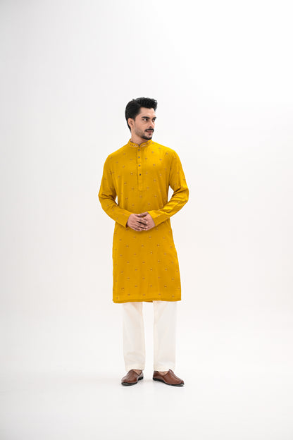 HALDI BLOOM KURTA