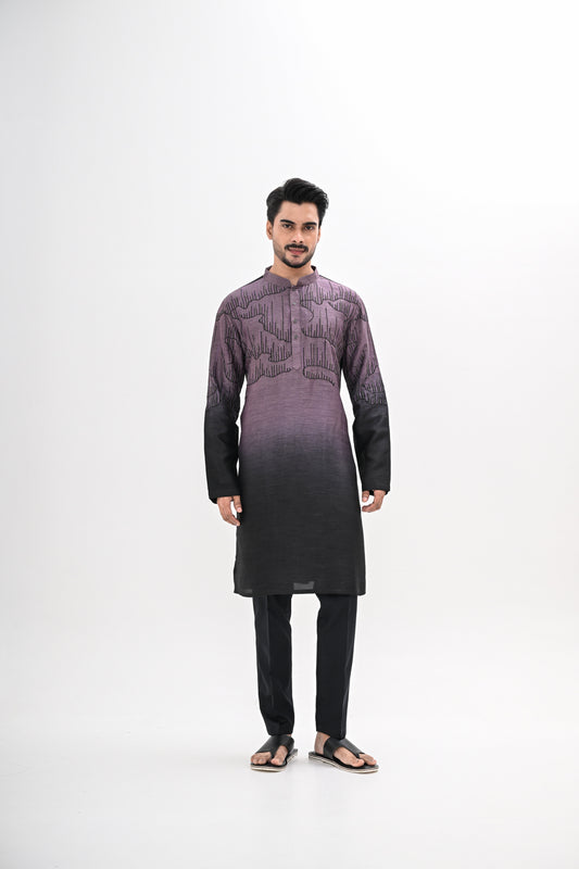 MIDNIGHT ECHO KURTA