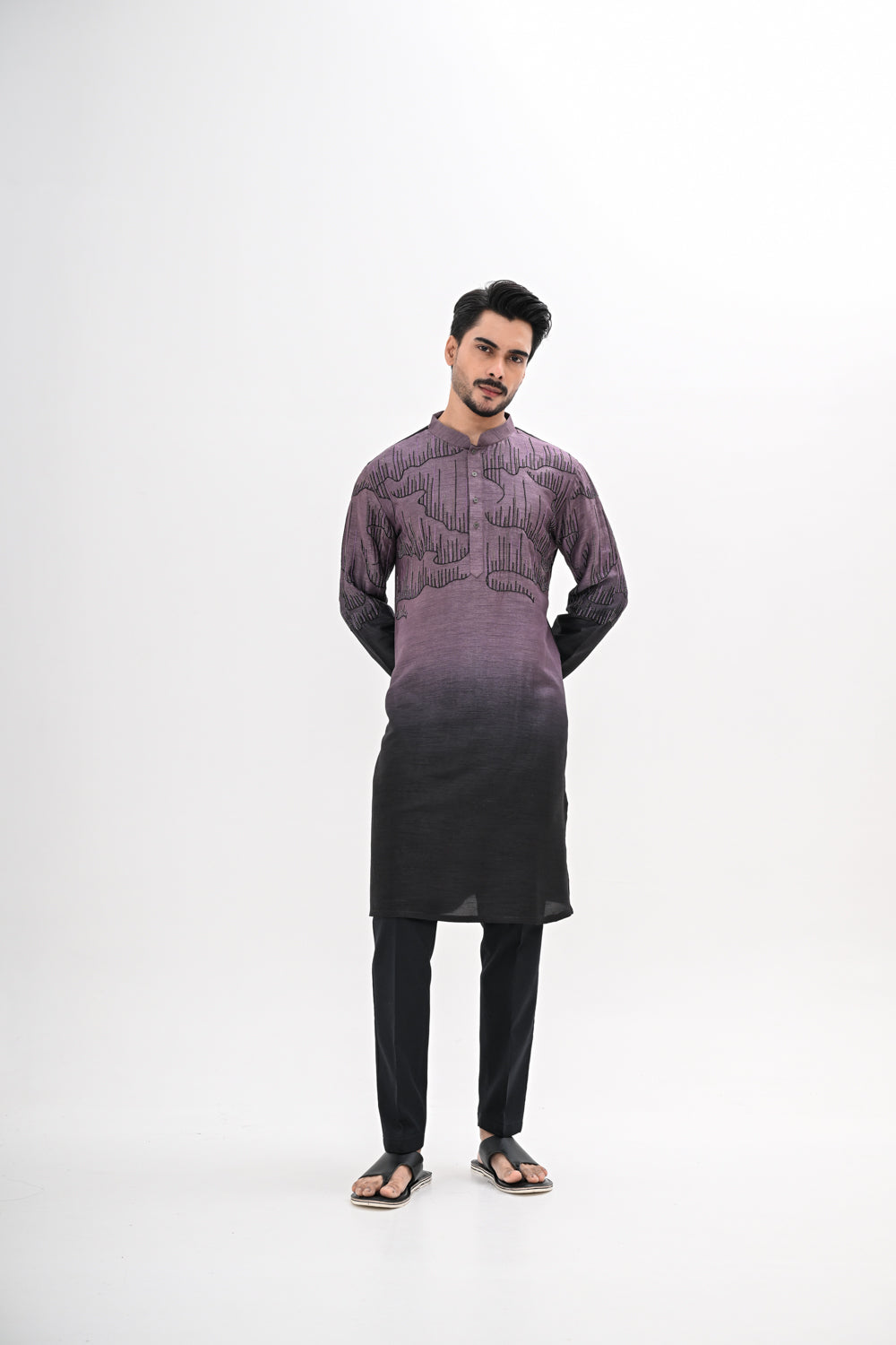 MIDNIGHT ECHO KURTA
