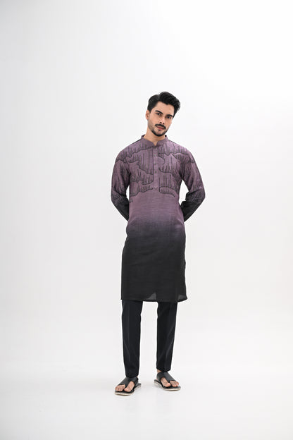 MIDNIGHT ECHO KURTA