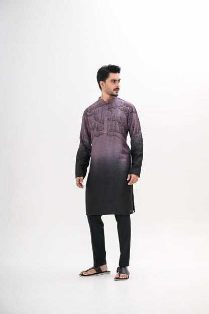 MIDNIGHT ECHO KURTA