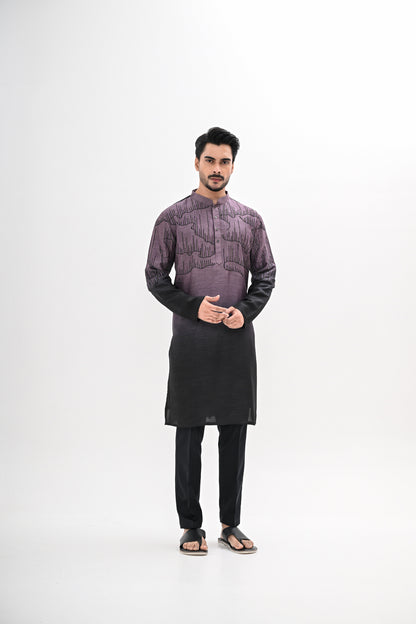 MIDNIGHT ECHO KURTA