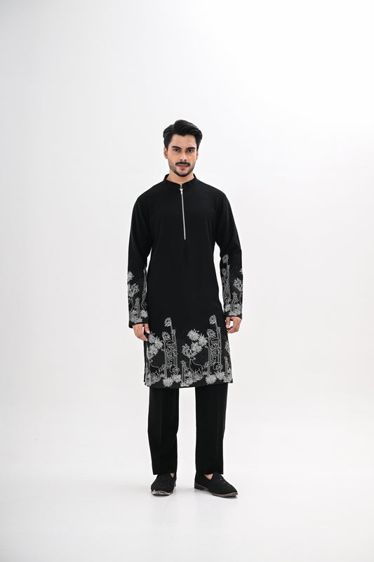MIDNIGHT SAFARI KURTA